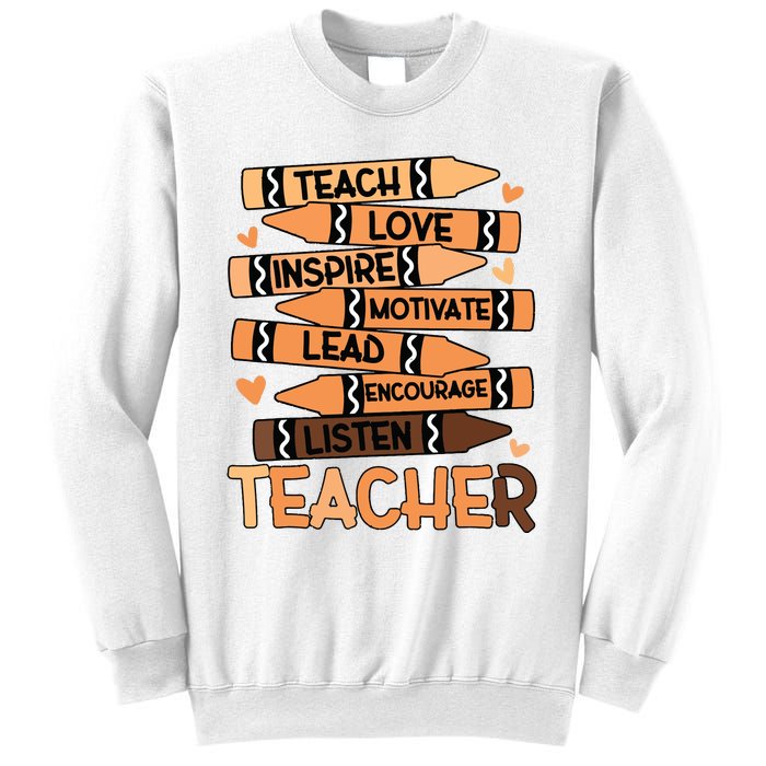 Black History Month Shirts Melanin Prek Preschool Teachers Sweatshirt