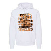 Black History Month Shirts Melanin Prek Preschool Teachers Premium Hoodie