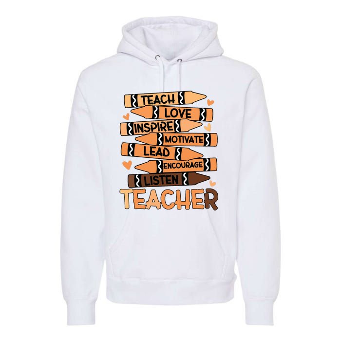 Black History Month Shirts Melanin Prek Preschool Teachers Premium Hoodie