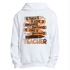 Black History Month Shirts Melanin Prek Preschool Teachers Urban Pullover Hoodie