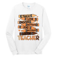 Black History Month Shirts Melanin Prek Preschool Teachers Tall Long Sleeve T-Shirt