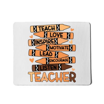 Black History Month Shirts Melanin Prek Preschool Teachers Mousepad