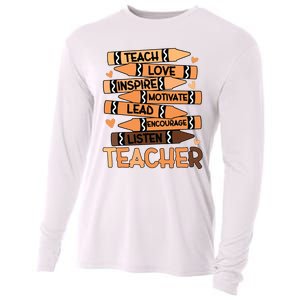 Black History Month Shirts Melanin Prek Preschool Teachers Cooling Performance Long Sleeve Crew