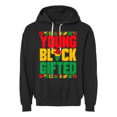 Black History Month Black Gifted Garment-Dyed Fleece Hoodie