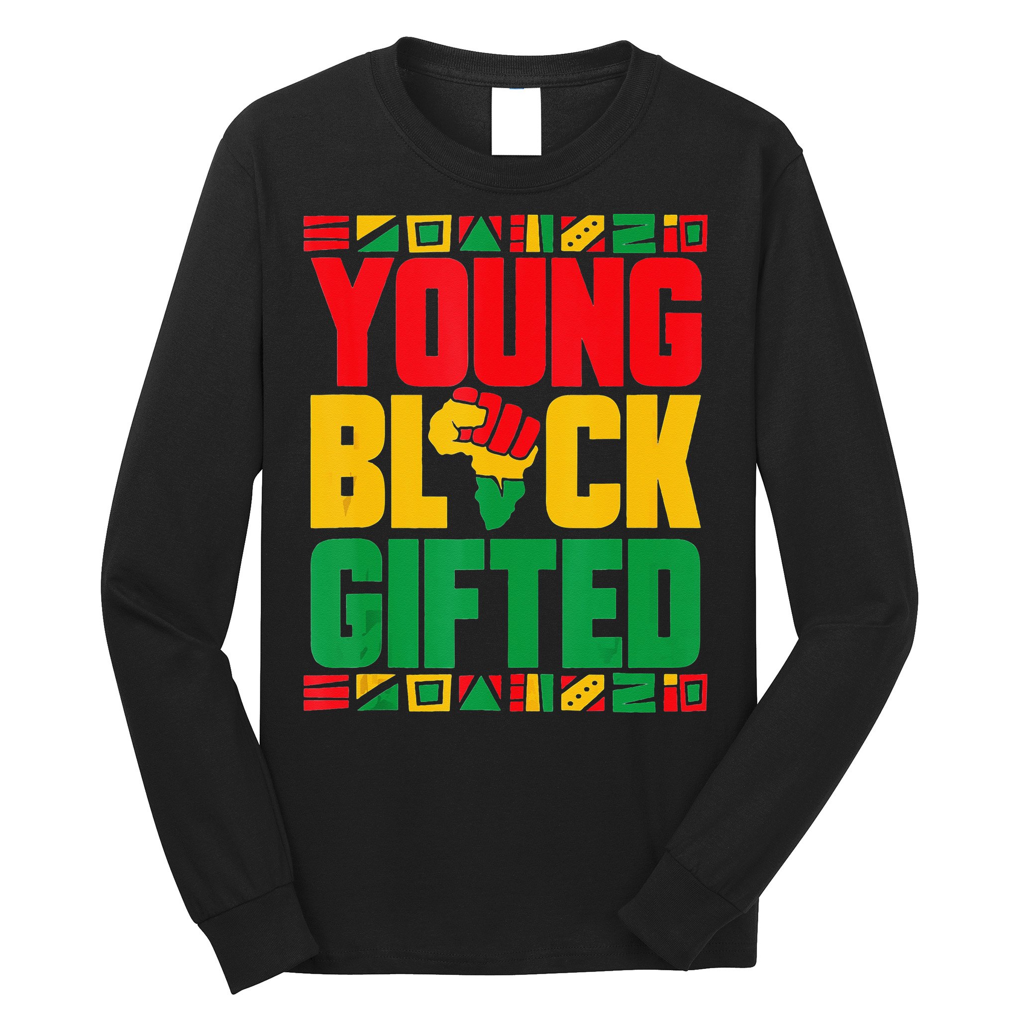 Black History Month Black Gifted Long Sleeve Shirt
