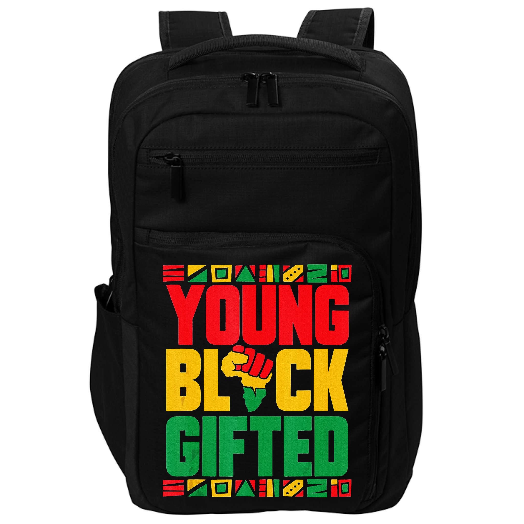 Black History Month Black Gifted Impact Tech Backpack