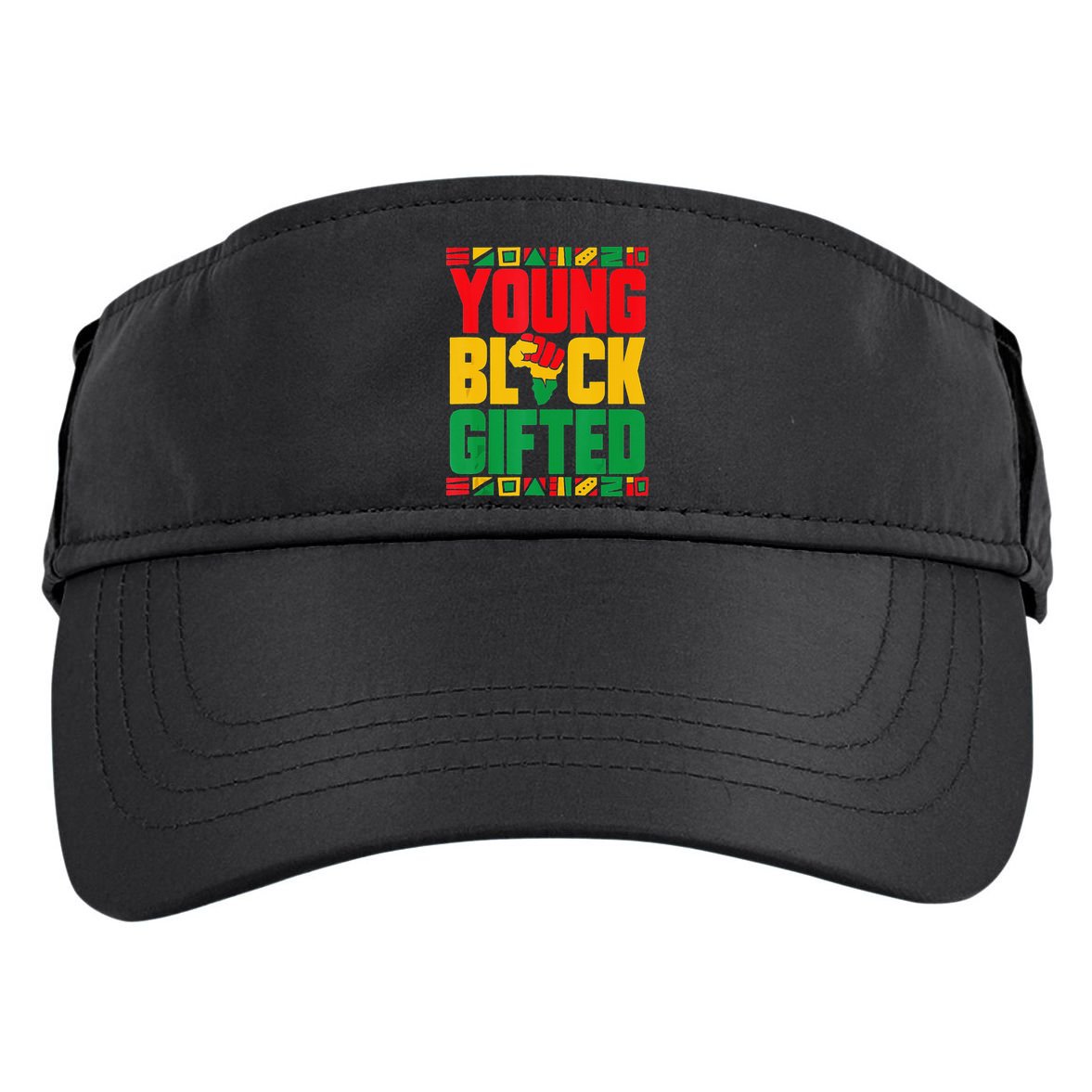 Black History Month Black Gifted Adult Drive Performance Visor