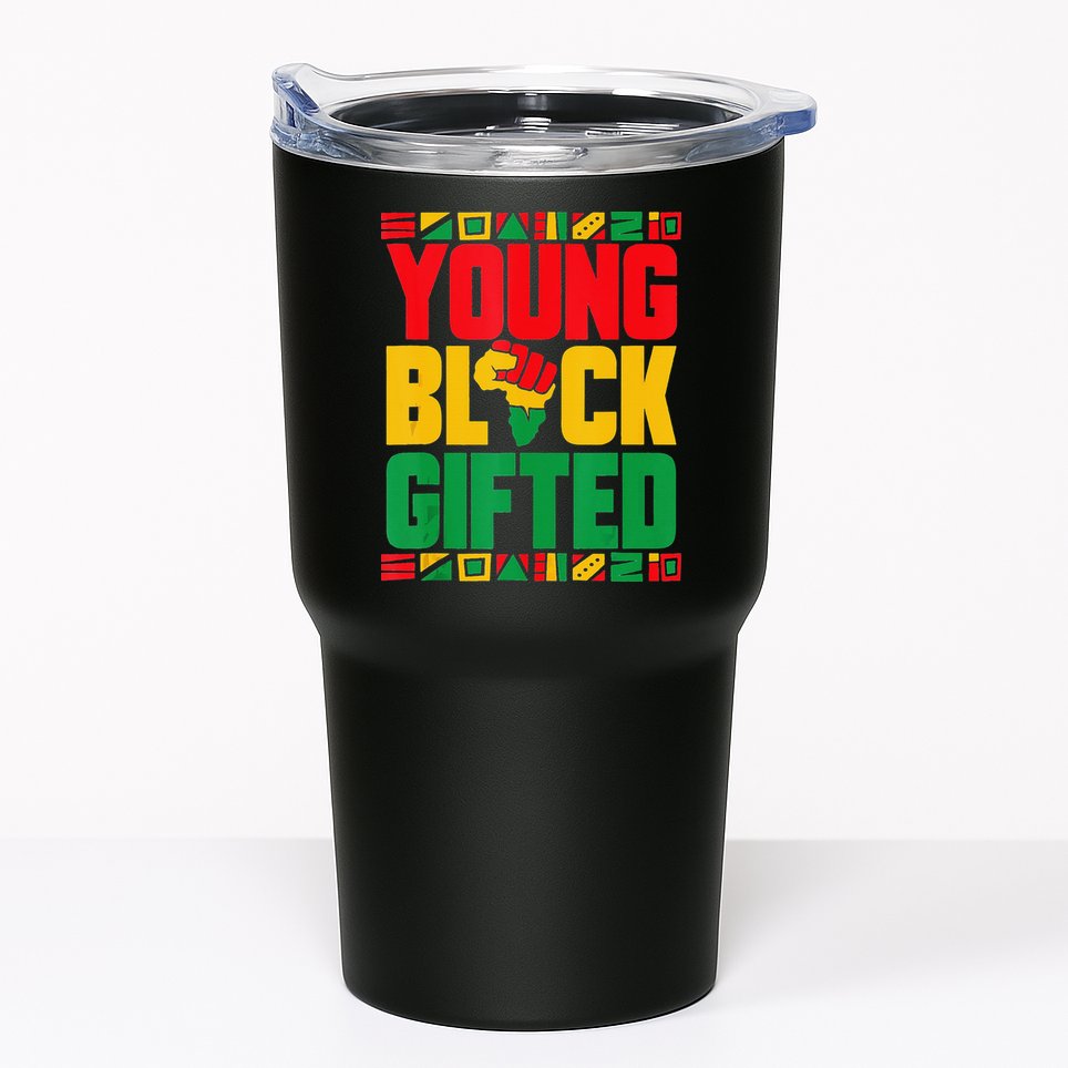 Black History Month Black Gifted Tumbler