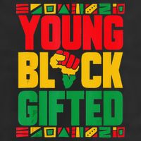 Black History Month Black Gifted 25L Jumbo Tote