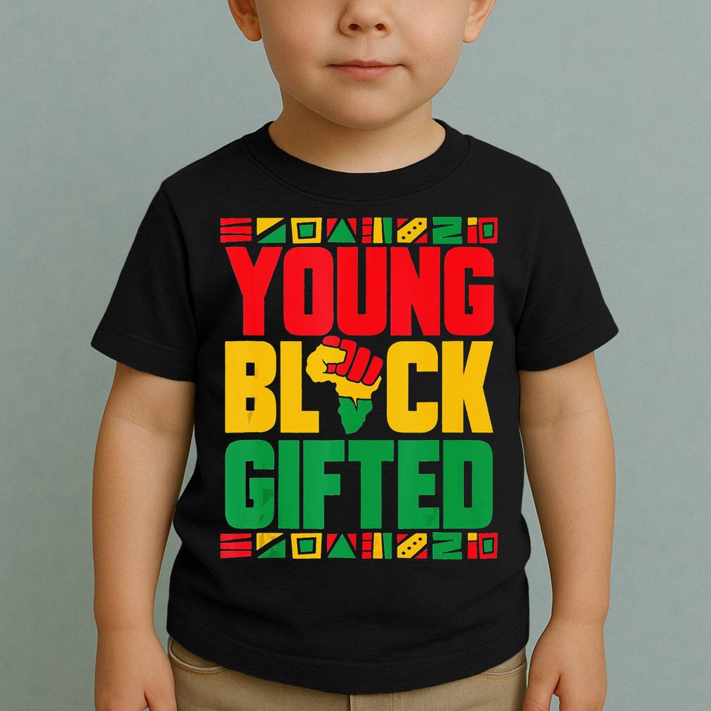 Black History Month Black Gifted Toddler T-Shirt