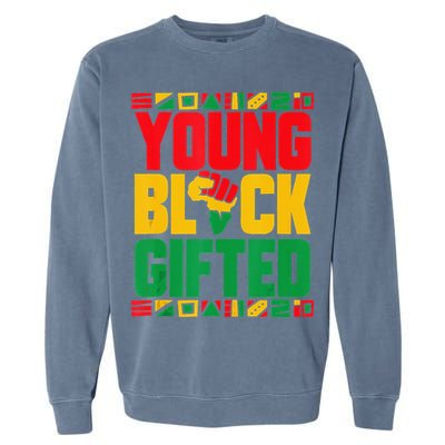 Black History Month Black Gifted Garment-Dyed Sweatshirt