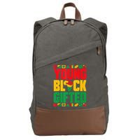 Black History Month Black Gifted Cotton Canvas Backpack
