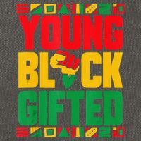 Black History Month Black Gifted Cotton Canvas Backpack