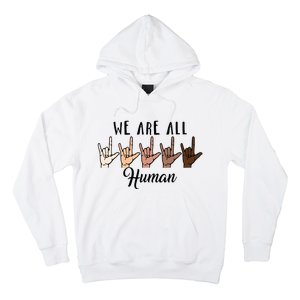 Black History Month We Are All Human Black Is Beautiful Hoodie