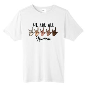 Black History Month We Are All Human Black Is Beautiful Tall Fusion ChromaSoft Performance T-Shirt