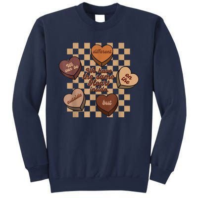 Black History Month The Same Heart Inside Melanin Afro Sweatshirt