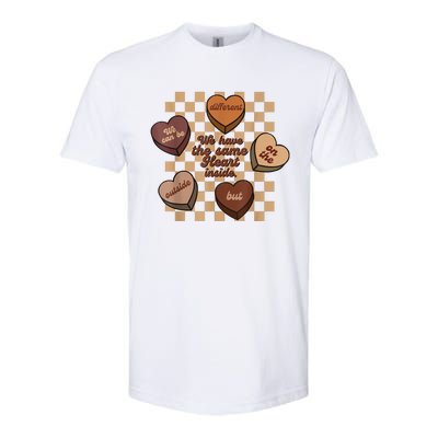 Black History Month The Same Heart Inside Melanin Afro Softstyle CVC T-Shirt