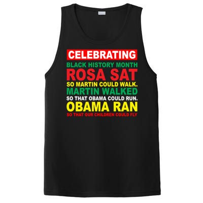 Black History Month Juneteenth Obama Ran Could Fly Funny Gift PosiCharge Competitor Tank