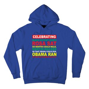 Black History Month Juneteenth Obama Ran Could Fly Funny Gift Hoodie