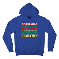 Black History Month Juneteenth Obama Ran Could Fly Funny Gift Hoodie