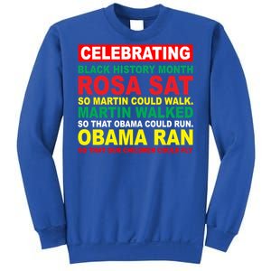 Black History Month Juneteenth Obama Ran Could Fly Funny Gift Sweatshirt