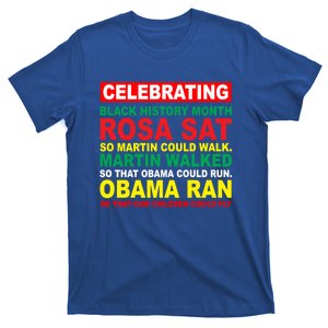 Black History Month Juneteenth Obama Ran Could Fly Funny Gift T-Shirt