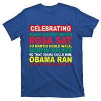 Black History Month Juneteenth Obama Ran Could Fly Funny Gift T-Shirt