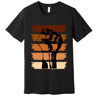 Black History Month Fist Premium T-Shirt