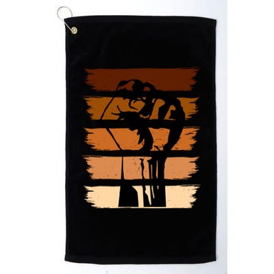 Black History Month Fist Platinum Collection Golf Towel