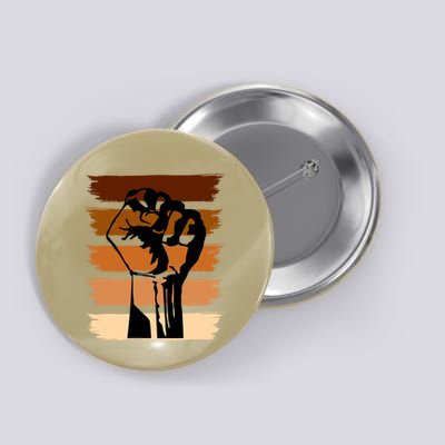 Black History Month Fist Button
