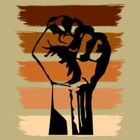 Black History Month Fist Button