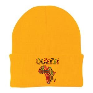 Black History Month Shirts Cool African Queen Art Kente Cloth Africa Ghana Knit Cap Winter Beanie