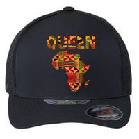 Black History Month Shirts Cool African Queen Art Kente Cloth Africa Ghana Flexfit Unipanel Trucker Cap