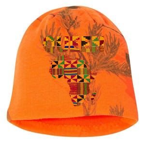 Black History Month Shirts Cool African Queen Art Kente Cloth Africa Ghana Kati - Camo Knit Beanie