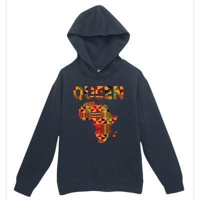 Black History Month Shirts Cool African Queen Art Kente Cloth Africa Ghana Urban Pullover Hoodie