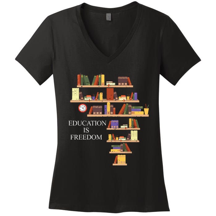 Black History Month T Black History Women's V-Neck T-Shirt