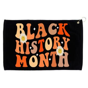 Black History Month 24/7/365 African American Groovy Grommeted Golf Towel