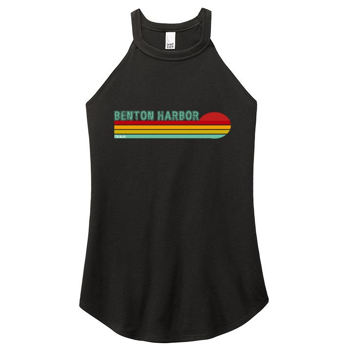 Benton Harbor Michigan Women's Perfect Tri Rocker Tank
