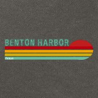 Benton Harbor Michigan Cotton Canvas Backpack