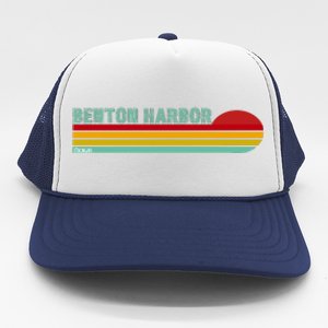 Benton Harbor Michigan Trucker Hat