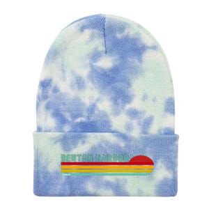 Benton Harbor Michigan Tie Dye 12in Knit Beanie