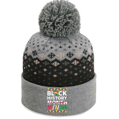 Black History Month One Month Cant Hold Our History 24 7 365 The Baniff Cuffed Pom Beanie