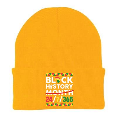 Black History Month One Month Cant Hold Our History 24 7 365 Knit Cap Winter Beanie