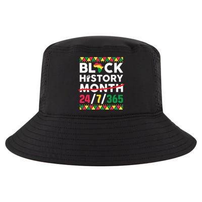 Black History Month One Month Cant Hold Our History 24 7 365 Cool Comfort Performance Bucket Hat