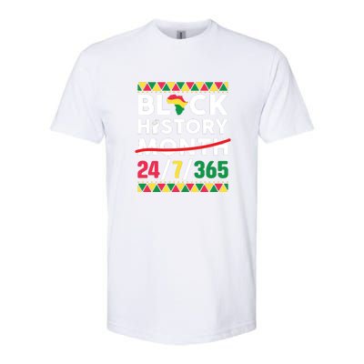 Black History Month One Month Cant Hold Our History 24 7 365 Softstyle® CVC T-Shirt