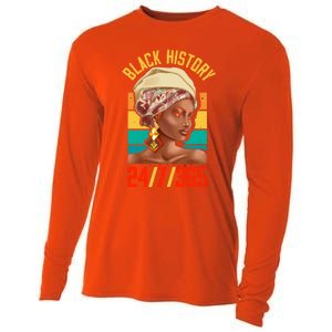 Black History Month Juneteenth African Equality Gift Cooling Performance Long Sleeve Crew