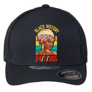 Black History Month Juneteenth African Equality Gift Flexfit Unipanel Trucker Cap