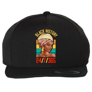 Black History Month Juneteenth African Equality Gift Wool Snapback Cap