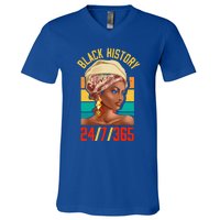 Black History Month Juneteenth African Equality Gift V-Neck T-Shirt