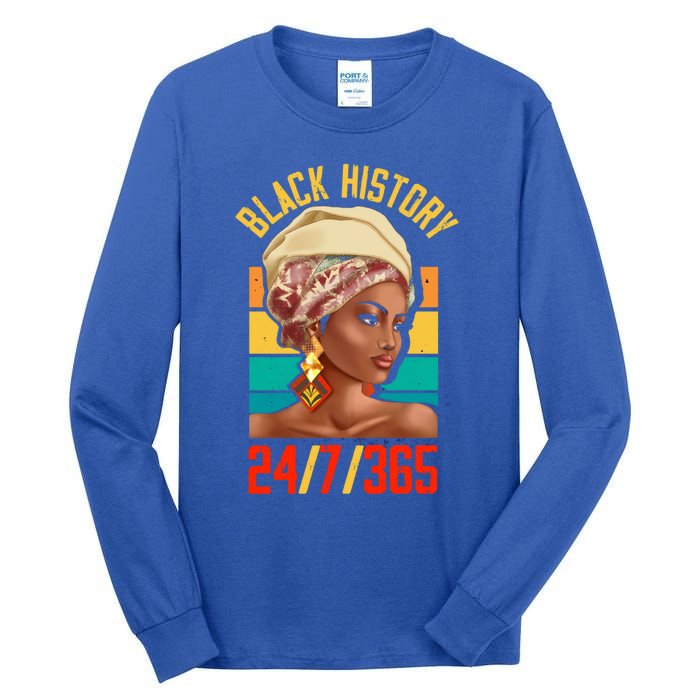 Black History Month Juneteenth African Equality Gift Tall Long Sleeve T-Shirt